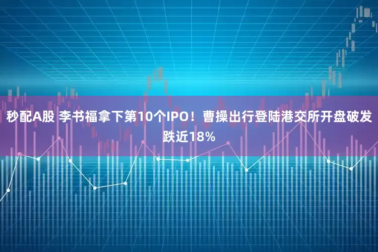 秒配A股 李書福拿下第10個IPO！曹操出行登陸港交所開盤破發跌近18%