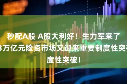 秒配A股 A股大利好！生力軍來了 33萬億元險資市場又迎來重要制度性突破！