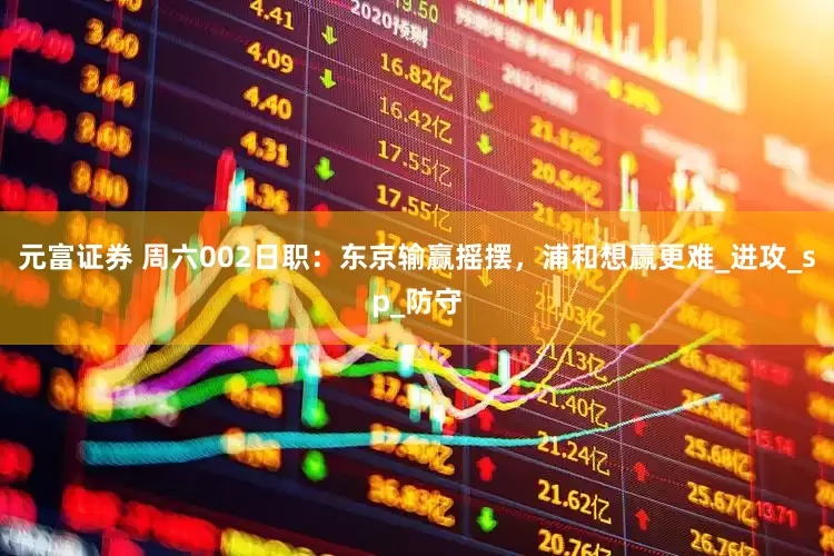 元富證券 周六002日職：東京輸贏搖擺，浦和想贏更難_進攻_sp_防守